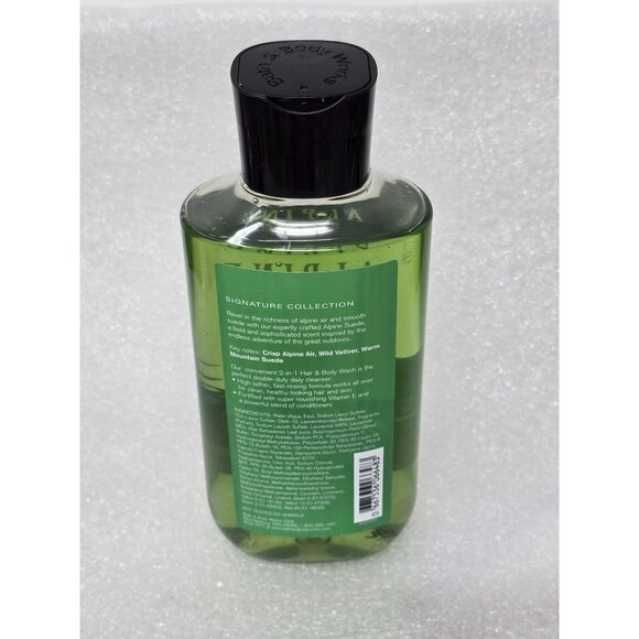 Bath & Body Works Alpine Suede 2-In-1 Hair + Body Wash For Men 10 Fl Oz - Picture 2 of 2